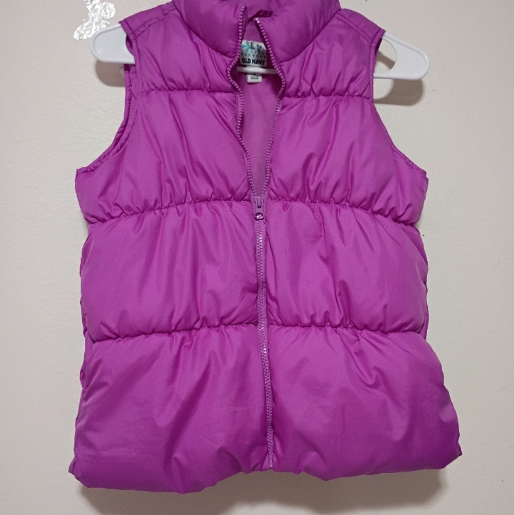 Old Navy Kids' Vibrant Pink Puffer Exelente Condition Clean Size 16 Girls